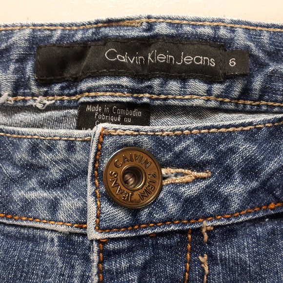 Calvin Klein Vintage Medium Wash Mid-rise Bootcut Jeans - Picture 14 of 16
